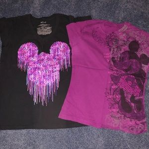 2 Disney shirts